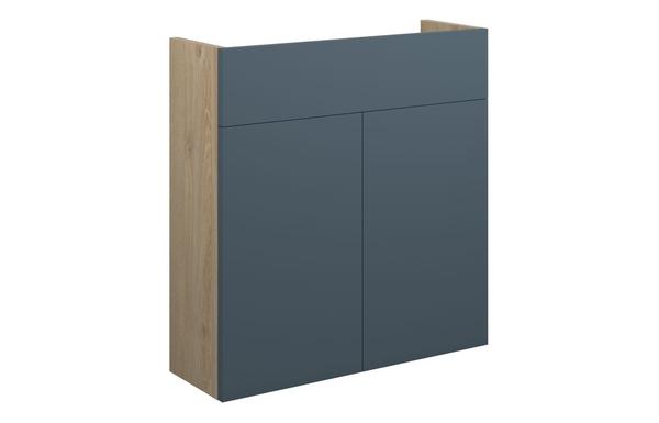 Eden 600mm Slim Basin Unit - Matt Arley Blue (Oak Cab)